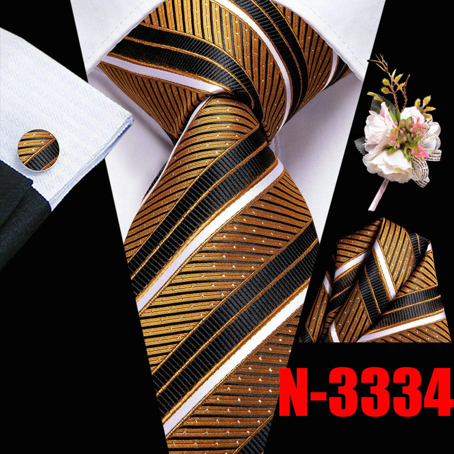 

Мужской галстук Hi-Tie с узором пейсли, жаккардовый тканый шелковый галстук, носовой платок, запонки, корсажный набор для свадьбы, деловой вечеринки N-3335