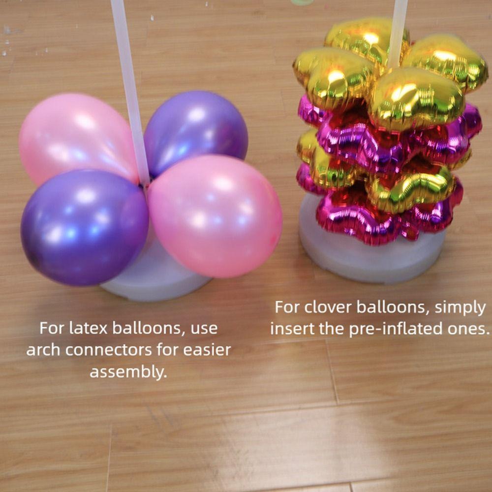 1/2Set Transparent Balloon Arch Bracket with Base Balloon Decor Items  Party Supplies
