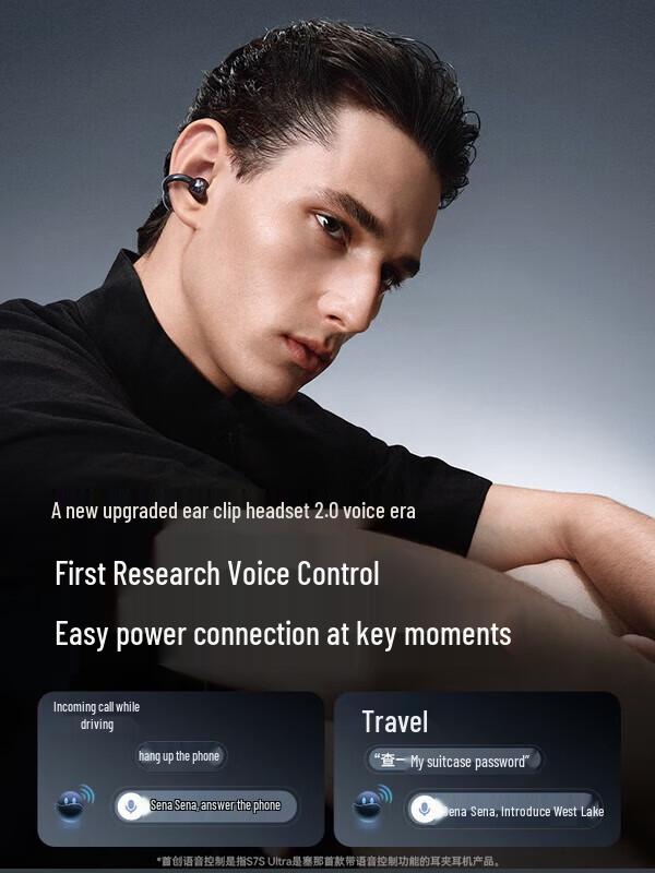 SANAG S7S Ultra AI Ear-clip Wireless Headphones