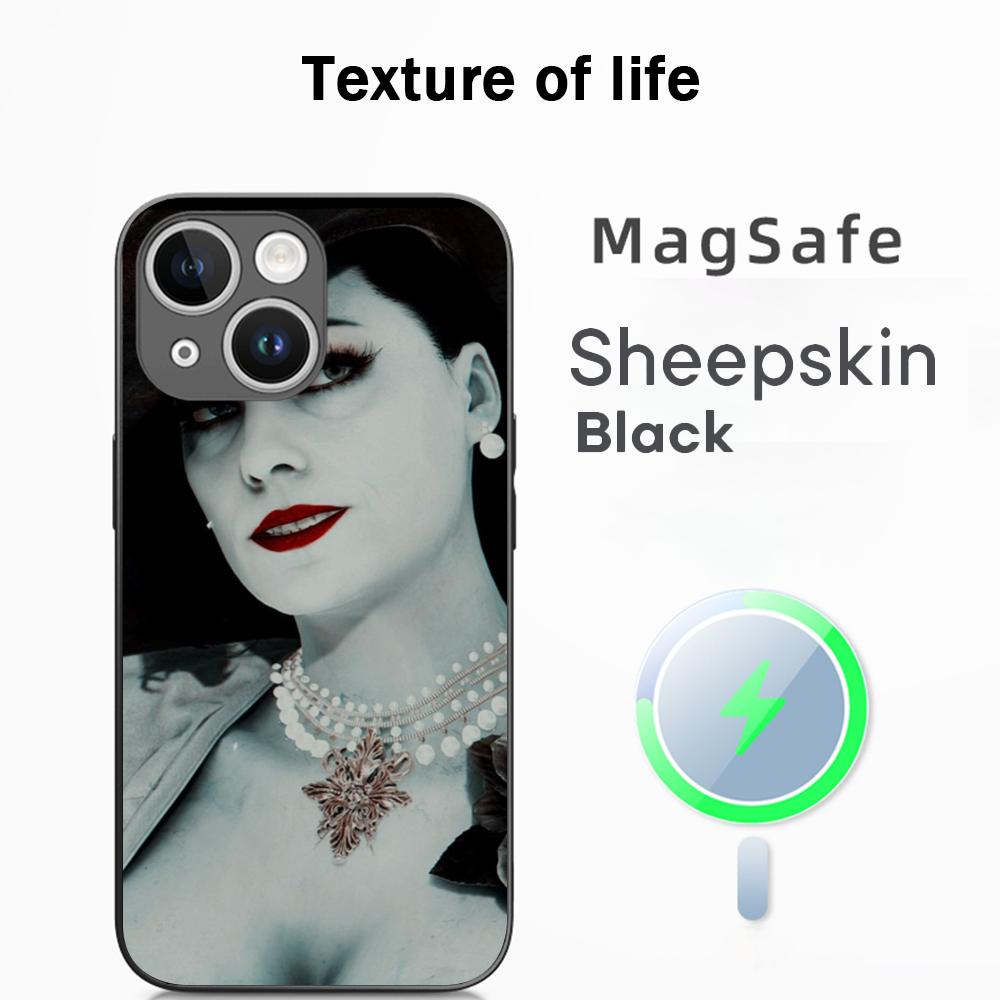 Pop ins thriller evil daughter poster Phone Case For iPhone 17 16 15 14 13 12 Plus Pro Max High-end Luxury Magsafe Sheepskin