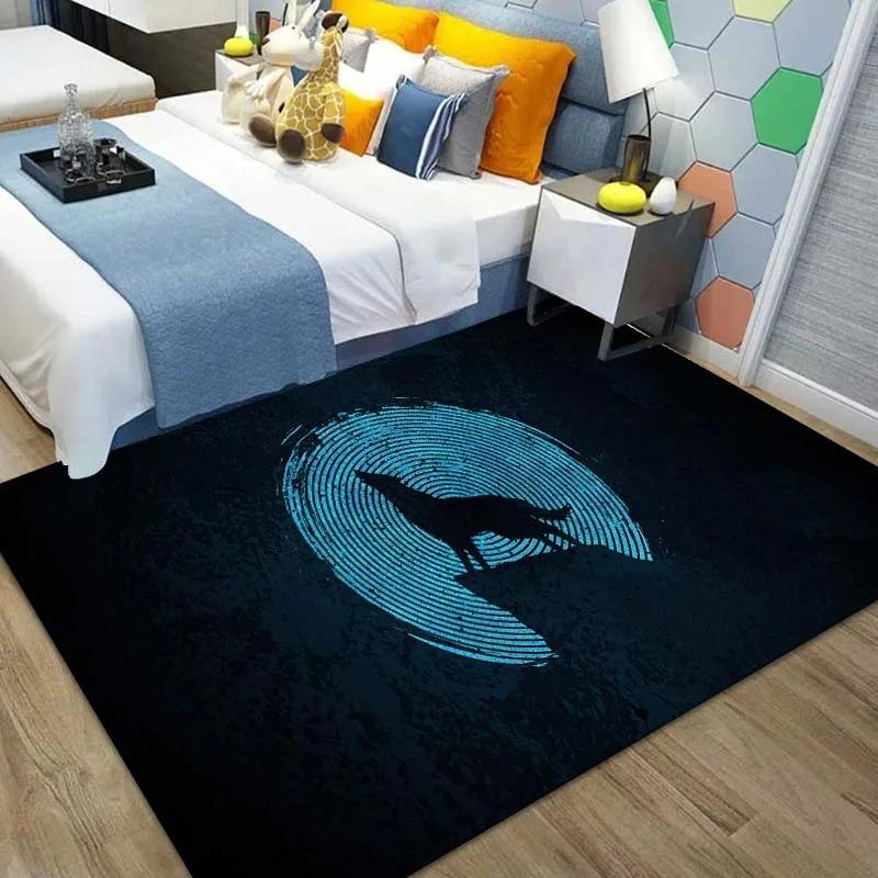 Wild Animal Wolf Floor Mat Door Front Decoration Home Living Room Floor Mat