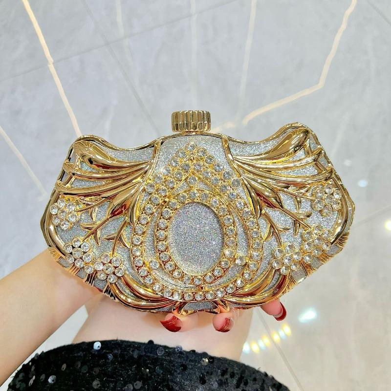 Bolso de Noche - Bolso de Mano de Moda con Cristales - Bolso de Hombro Cruzado de Lujo de Alta Gama