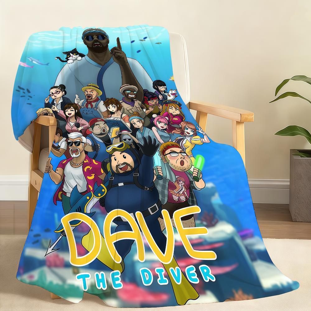 Game DDAVE TTHE DDIVERR Blanket Soft Throw Blanket for Home Bedroom Bed Sofa Picnic Travel Office Rest Cover Blanket Gift