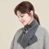 JIUMU Women's Autumn Winter Thickened Knit Scarf