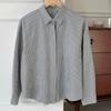 New Arrivals Open Run Stripe Shirt Vertical Stripe Standard Fit Hidden Placket