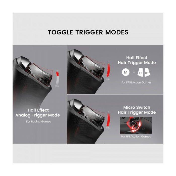 Manette de jeu - GAMESIR - Cyclone 2 Bundle - Sans fil - USB-C - Compatible PC/Nintendo Switch