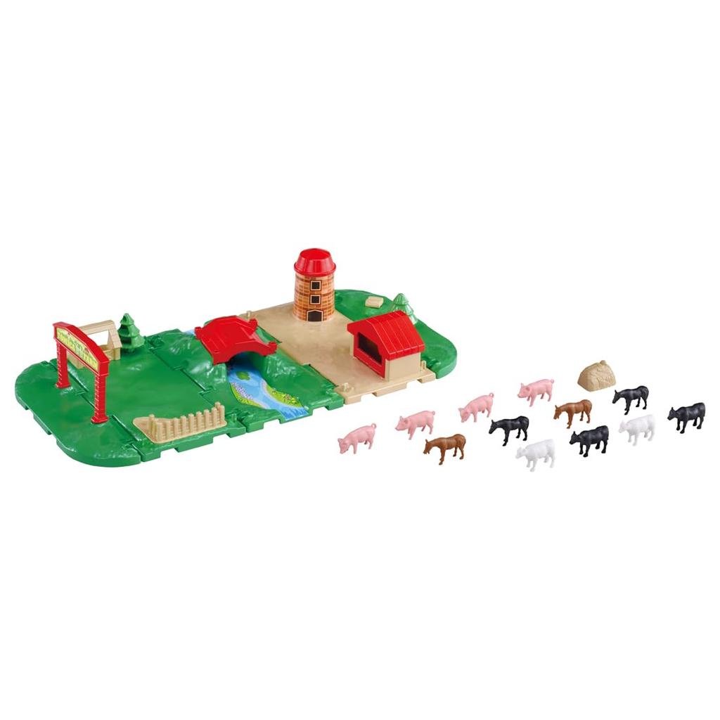 TAKARA TOMY Tomica Tomica Town Lively Farm Set Miniature Car Toy for Ages 3 and Up &