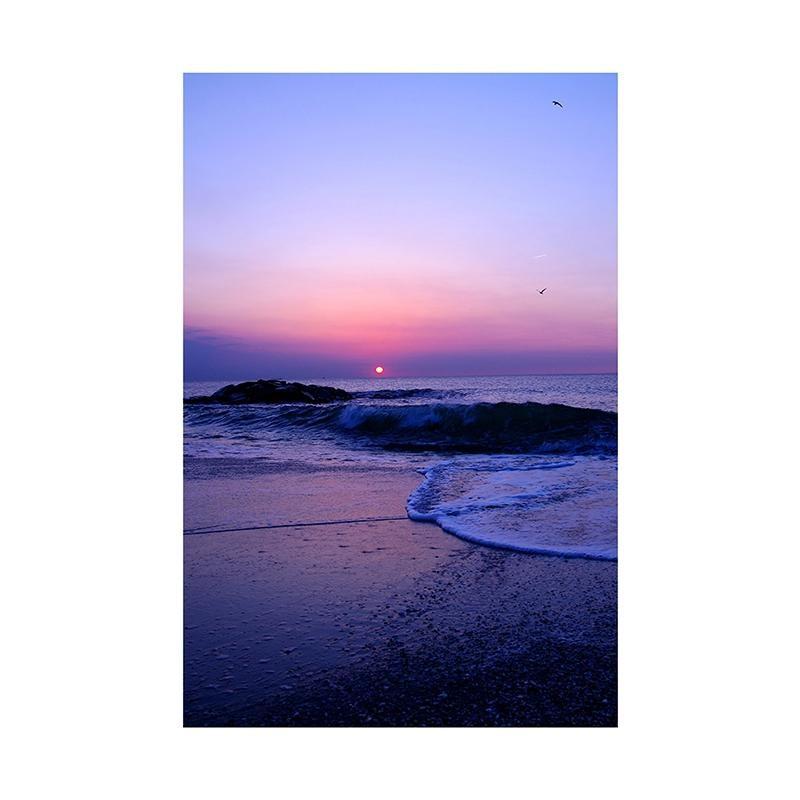 Telón de Fondo Escenario Atardecer Playa Marítima, Accesorios Fotográficos de Fondo, para Decoración del Hogar, Fiestas, Estudios, Celebraciones al Aire Libre, Boda