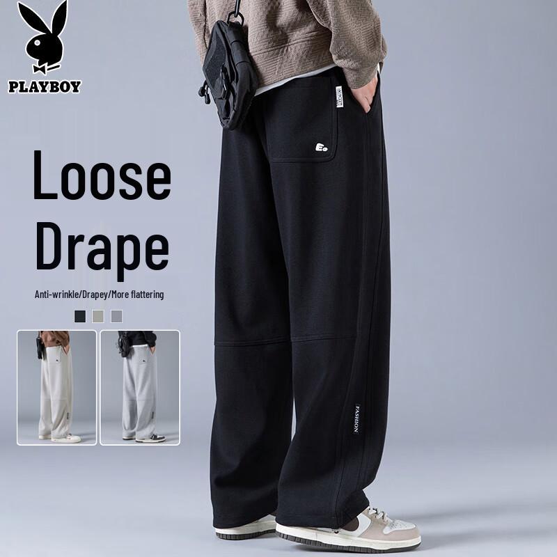 

PLAYBOY Мужские осенне-зимние широкие прямые джоггеры свободного кроя 3XL