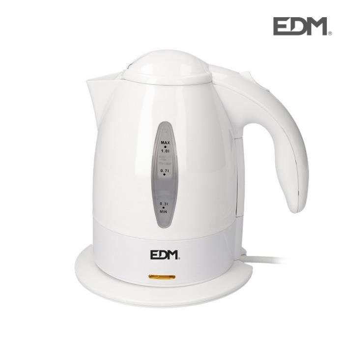 Rychlovarná konvice - edm - 2200W - 1 litr - Bez BPA - Automatické vypnutí