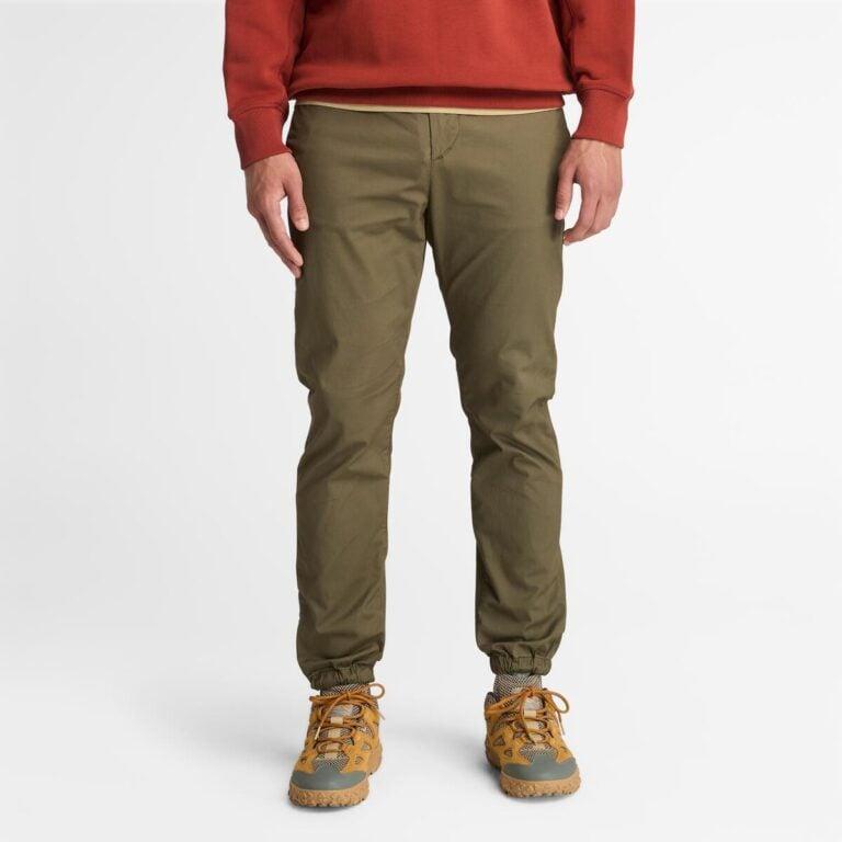 Timberland Cotton Twill Jogger Comfortable Casual Pants Men bottoms A27BF-A58