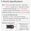T-PicoC3  RP2040 WIFI -Compaitible Development Board ESP32-C3 LCD Support Tensorflow Lite