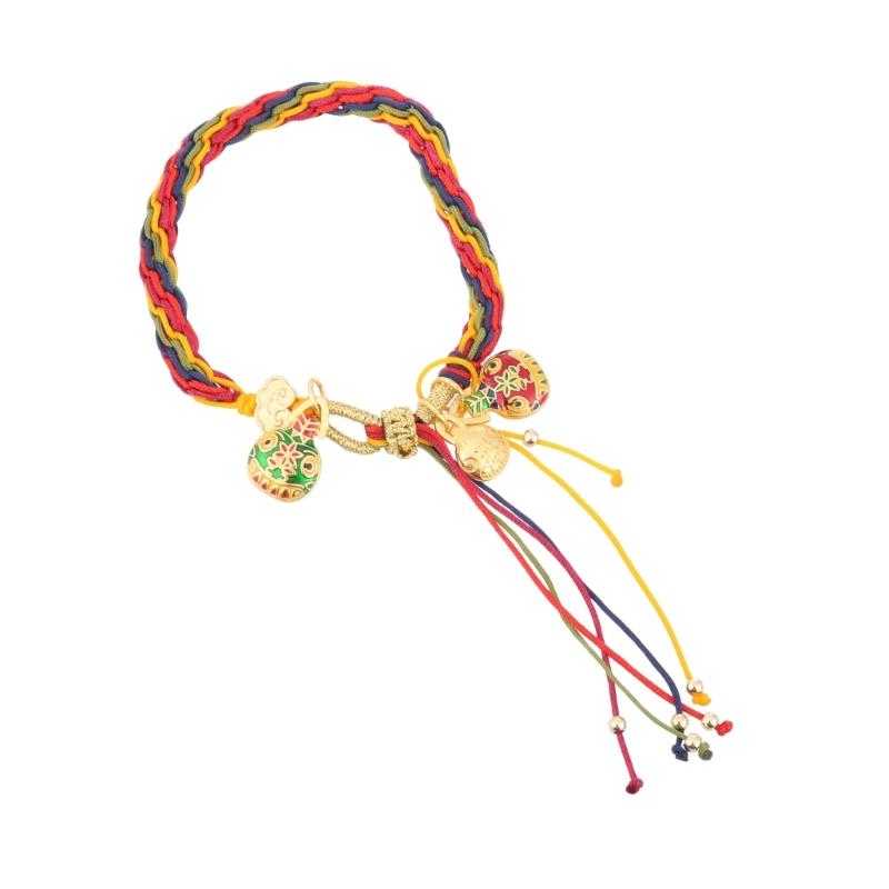 Eye Catching Colorful Braideds Bracelet Hand Woven Hand String Hand Accessory