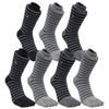 Arnold Palmer 7 Pairs Double Cushion Men's Toe Socks Ringle Long BA005