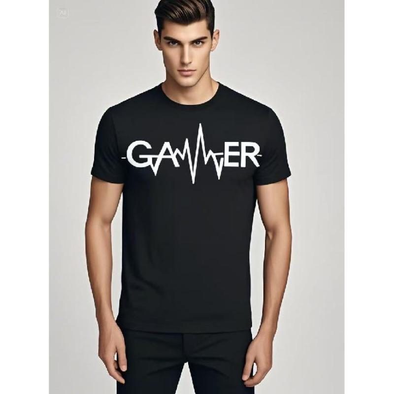 Camiseta cómoda con degradado vibrante: camiseta de manga corta con cuello redondo, suave y transpirable, a la moda para vacaciones de primavera y verano