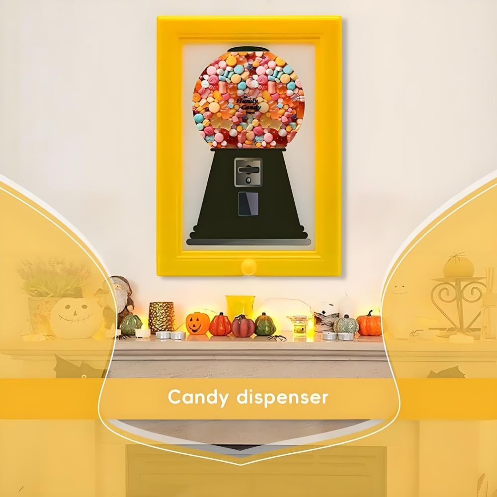 Portafoto Distributore di Caramelle da Muro, Raro Vintage the Handy Candy Frame, Arte Macchina di Caramelle Sospesa, Per Appendere al Muro