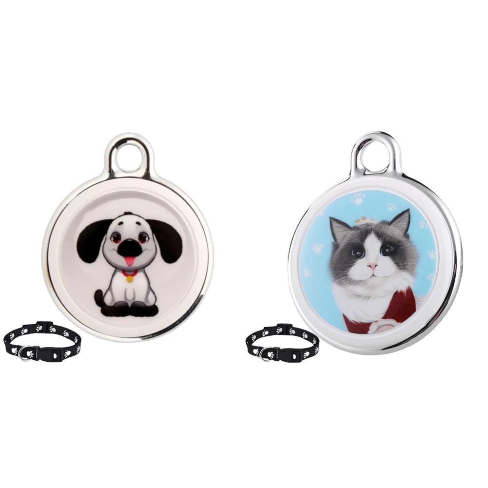 Evcil Hayvan Kaybolmaya Karşı GPS İzleyici Bluetooth Uyumlu Akıllı Giyilebilir Su Geçirmez Konum Belirleyici Gerçek Zamanlı İzleme Köpek Kedi Tasması Bulma Cihazı