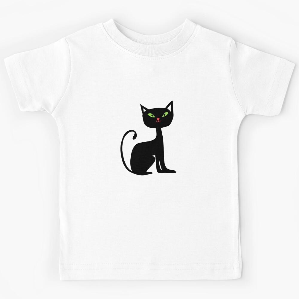 black cat Kids T-Shirt 130