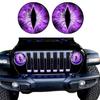 1 Paio Adesivi Impermeabili in PVC per Fari 'Occhi di Bestia', Adesivi per Auto, Adesivi Impermeabili per Luci Auto, Facili da Installare, Accessori Auto Resistenti alle Intemperie