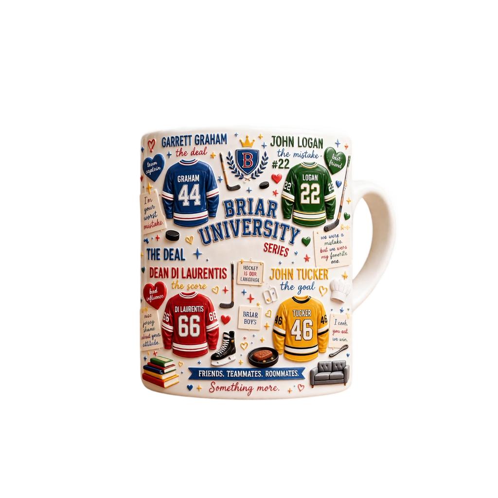 Keramik-Kaffeetasse mit Designs von Universitäts-Sporttrikots und thematischen Grafiken mit bequemem Griff für den täglichen Gebrauch und als Geschenk