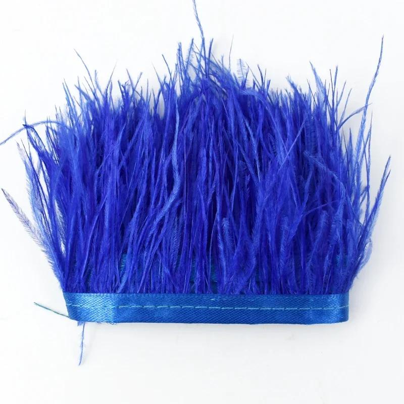 Feather2/5M 6cm Fringe Tassels for Skirt Latin Dress Feather Decorative Lace Trim Clothing Trimmings Fringes DIY Sewing Accessories