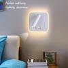 Rotatable Wall Lamp Hotel Bedroom Bedside Study Reading Sconce Lamps USB Charging Night Light Living Room Corridor Hallway Decor