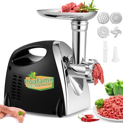 Poafamx con 3 tipi di diametro di taglio per salsiccia, carne macinata, intestino di carne, verdure, miso, fagioli, acciaio inossidabile, acqua, istruzioni in giapponese incluse