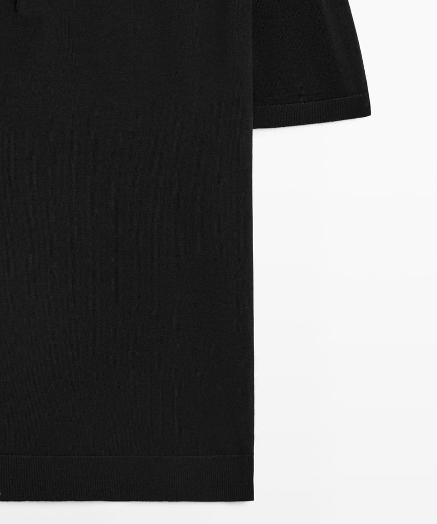Masimodutti Wool Blend Knit Polo