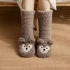 Coral Fleece Snow Socks Soft Leg Covers Warm Sleeping Socks  Christmas Gift