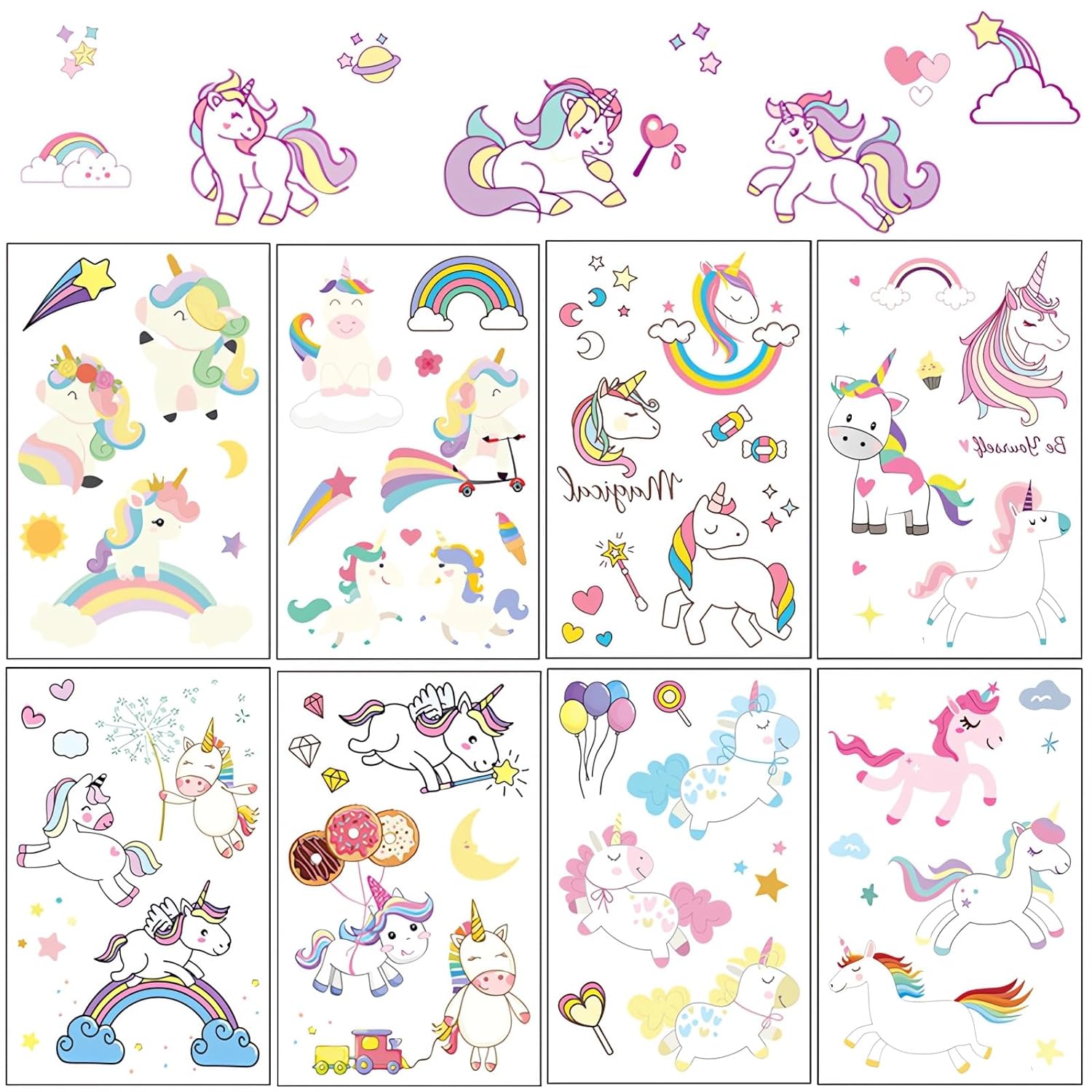 

10 Sheets Temporary Tattoos Waterproof For Summer Pool Party Beach Activities Gifts Holiday Game,Arm Leg Shoulder Fake Tattoos