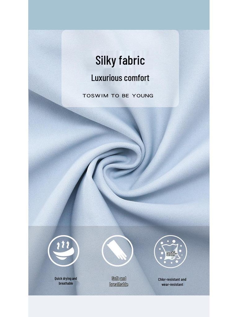 Konservativer ärmelloser Übergrößen-Badeanzug für Damen - Bauchabdeckung und schlankmachendes Design, ideal für heiße Quellen