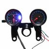 2 In 1 Universal Motorcycle LED Odometer Tachometer Speedometer Gauge with LED Backlight For Honda/Yamaha/Suzuki Scooter ATV