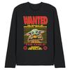 Star Wars The Mandalorian Unisex Adult Cutest Bounty Wanted Grogu Long-Sleeved T-Shirt