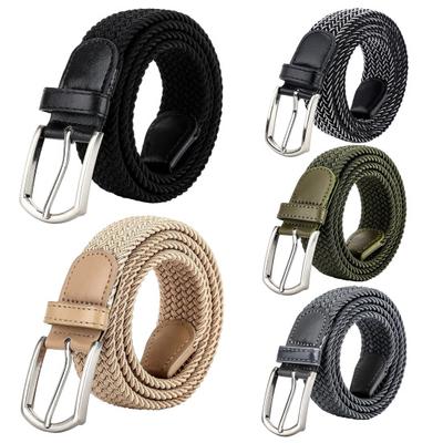 Erkek Kemer Metal Pin Toka Geniş Bant Anti-break Düz Renk Firma Dikiş Büyük Tokluk Bel Kayışı Erkek Elastik Kemer Pantolon Kot Eşleştirme