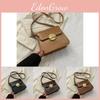 Stylish Retro Small Shoulder Bag For Women In Black Brown Khaki Pu Material