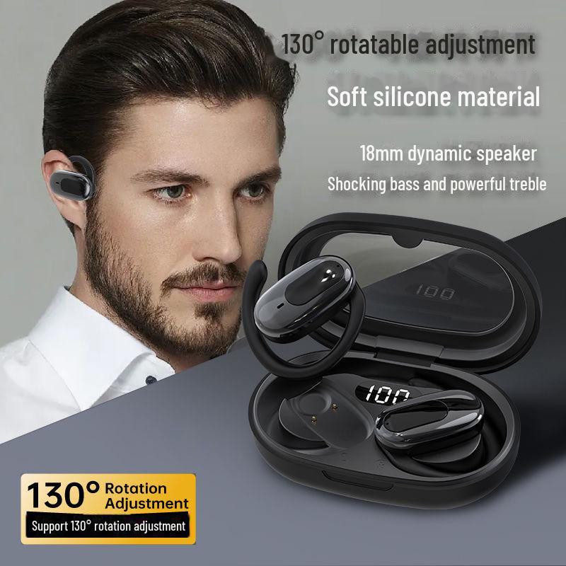 Berlin Sound Wireless Ear-hook Sports Bluetooth Headphones – True Wireless, Ultra-long Battery, High-end Sound Quality, Non-in-ear Design.