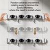 Suction Cup Mop and Broom Holder No Drilling Wall Mounted Mop Broom Hanger Kitchen Bathroom Organizer Cleaning Tool Storage Rack