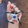 Mini Drone Keychain Creative Cartoon Aircraft Pendant Bag Charm Backpack Hanger Unique Tech Gift for Kids Teens