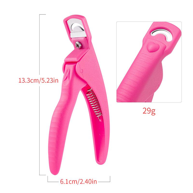 Multi-Functional U-Shaped Nail Clipper & Straight Scissors for Nail Art