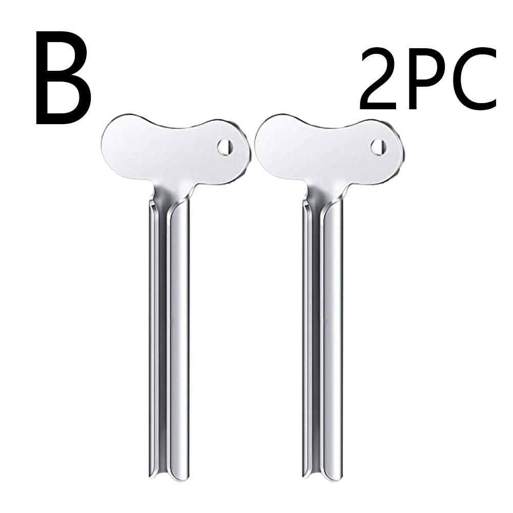 Portable Stainless Steel Toothpaste Squeezer & Hair Dye Dispenser Cleanser Squeezer, Bathroom Accessories, Half-Circle Wringer