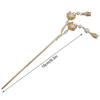 Vintage Chinese Style Hanfu Hair Stick Women Metal Flower Hair Fork Hair