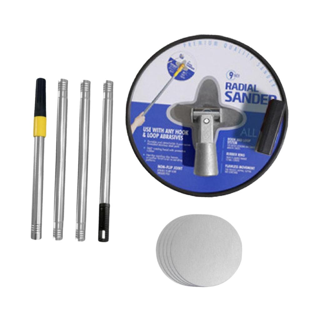 Pole Sander for Drywall Handheld with Extension Pole Labor Saving with Light