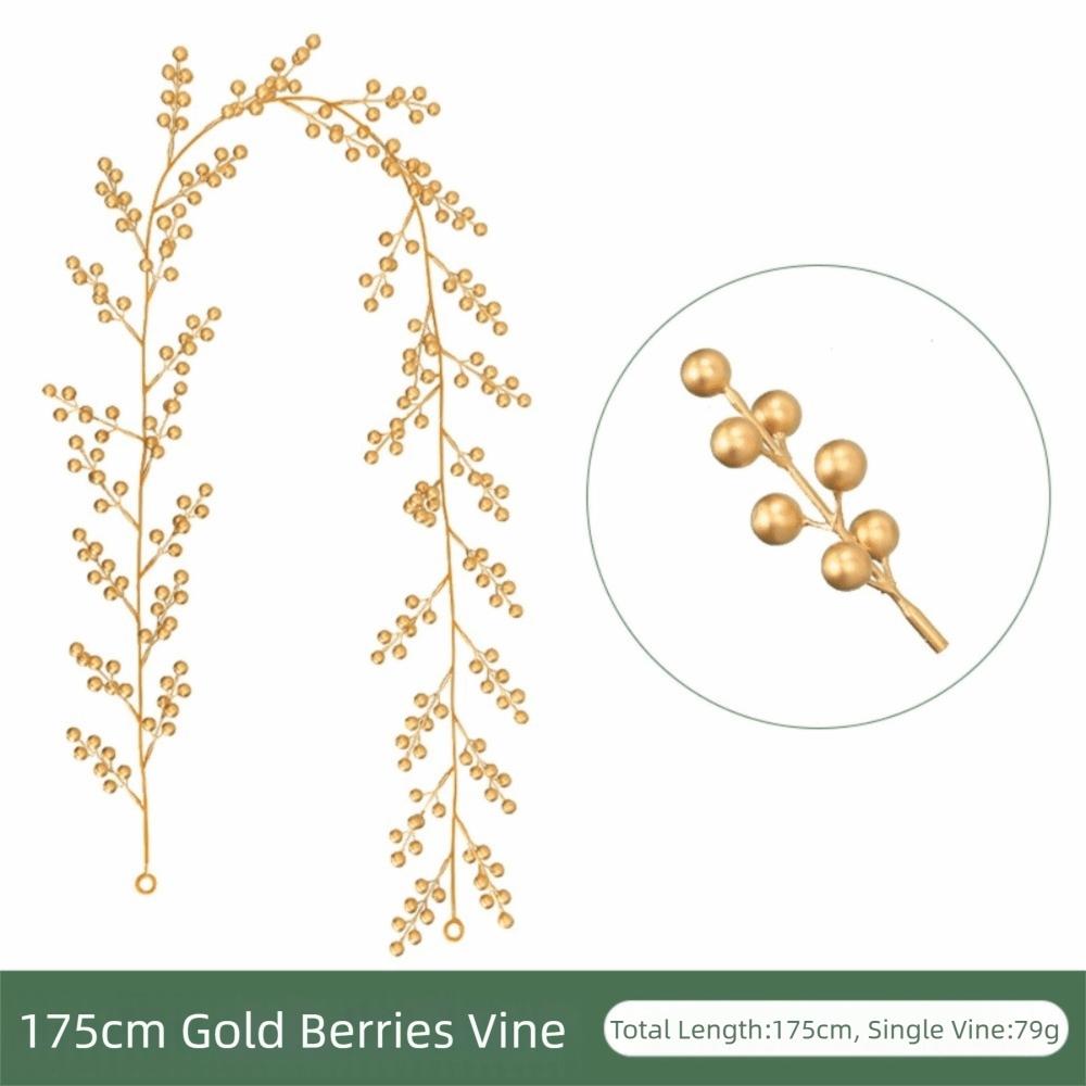 New Vine Artificial Berry Vine Red Berry DIY Craft Xmas Hanging Rattan Holly Fruit Wreath Party