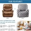 Elastic Single Sofa Cover Stretch Chair Cover for Recliner Chair Slipcover for Living Room Recliner Protector with Protector