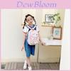 Trendy Children's Backpack For Fall With Stylish Printed Checkered Design And Lightweight Nylon Fabric