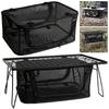 Tableware Storage Net Box Multi-Purpose Picnic Mesh Organizer Bag Portable Foldable Mesh Basket Organizer Outdoor Picnic Tools