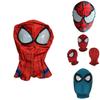 Spiderman Miles Morales Elastic Mask Headcover Costume For Adult Cosplay Enthusiasts