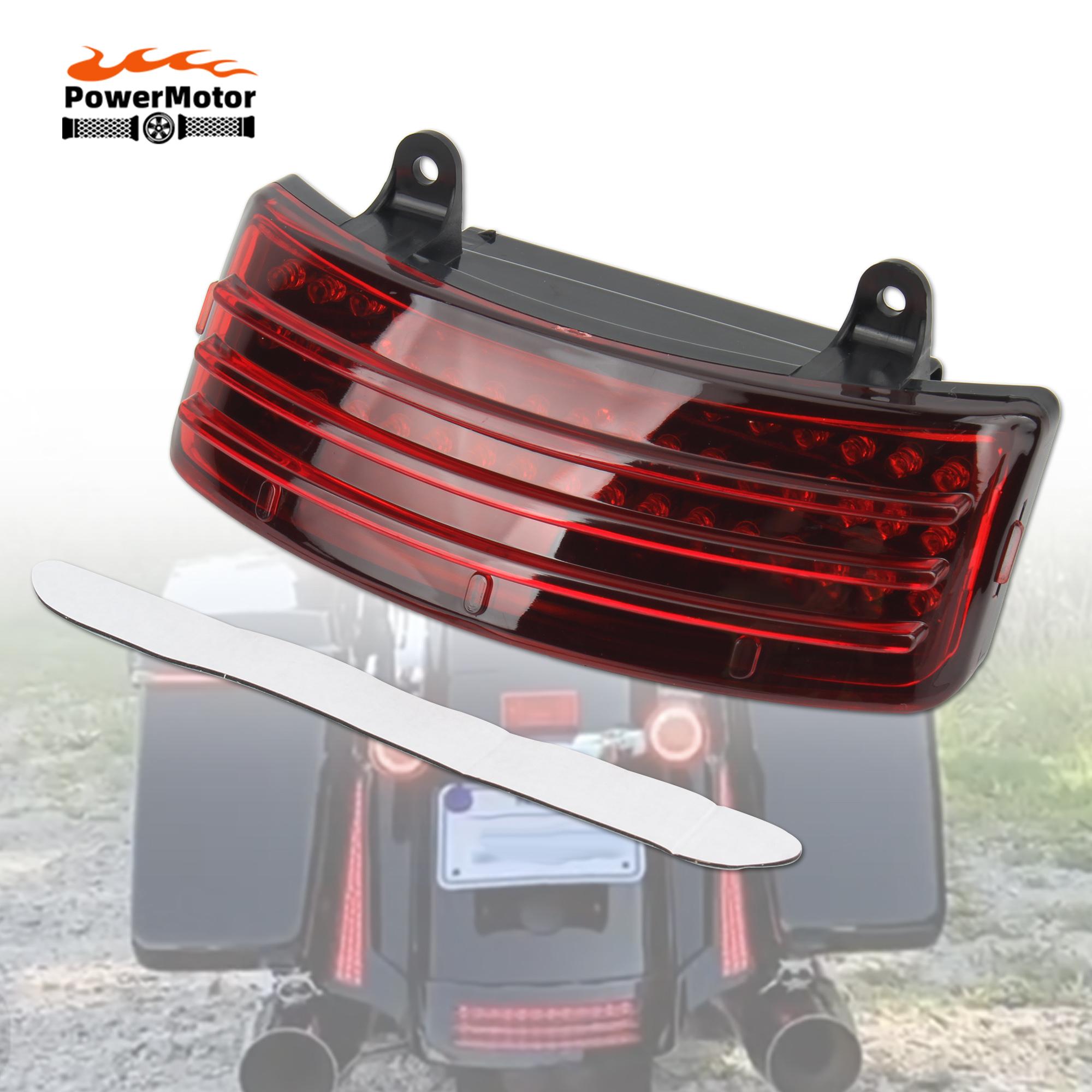 

2014-2026 Motorcycle LED Rear Taillights Trim Moto Brake Light For Harley Touring Street Glide Road King FLHX FLTRX