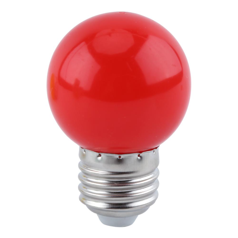 2W E27 Multicolor Round LED   Light Bulb Globe Lamp Home Bar Shop Lighting White