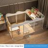 Recinto Casa Cuccia per Cane Animale Domestico Casa Canile Interno Cane Piccolo Orsacchiotto Recinto Porta di Isolamento Con Area Toilette Gabbia